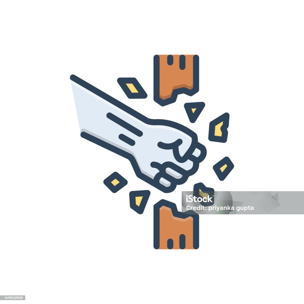 Probably Icon Perhaps Broken Stock Illustration - Download Image Now - Broken, Icon ...