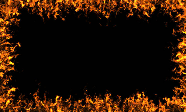 istock Frame of flames 141951474