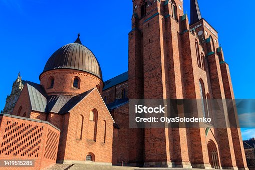istock Roskilde Cathedral in Denmark. UNESCO World Heritage Site 1419515285