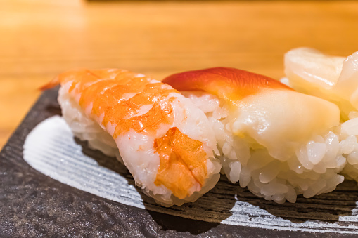 sushi and sushimi