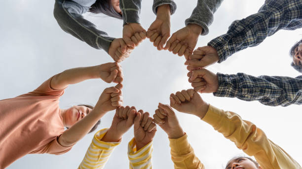 istock Team Hands Empathy Trust Partner partnership grow connect business partner and connection integration start up concept Empathy teamwork. Team Volunter charity Faith.Hand join together business service 1419537246