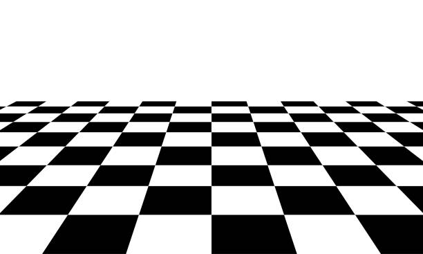Checkered background 1 vector art illustration