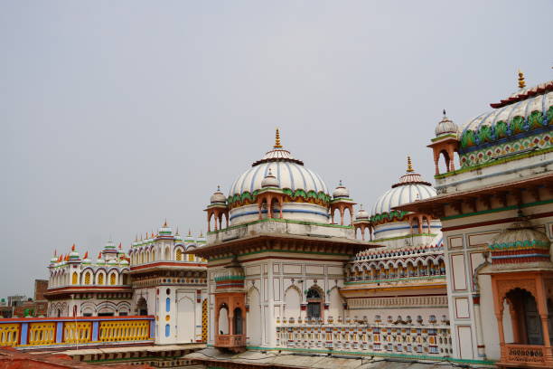 palazzo di nascita di sita mata in nepal - janakpur foto e immagini stock