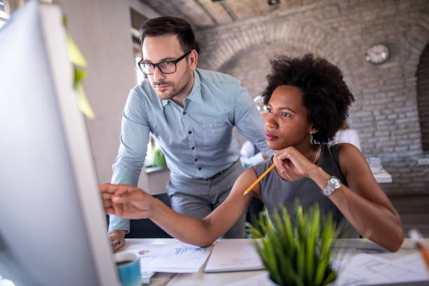 istock Business people work in the office 1419544165