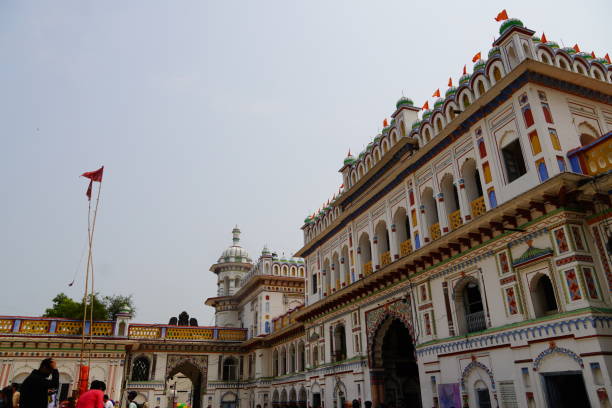 palazzo di sita mata in nepal - janakpur foto e immagini stock