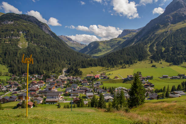 istock Lech am Arlberg and surrounding mountains during summer 1419550429