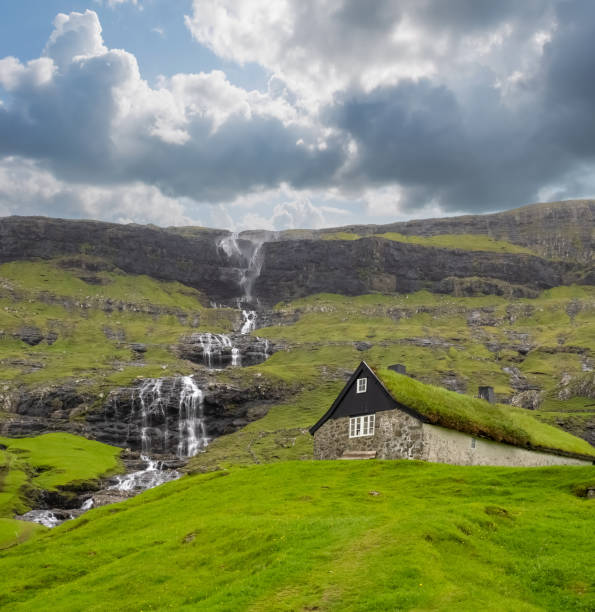 Surreally beautiful Saksun village on the northwest coast of Streymoy Island, Faroe Islands (Faroes, FÃ¸roya, FÃ¦rÃ¸erne) a North Atlantic archipelago part of the Kingdom of Denmark. Surreally beautiful Saksun village on the northwest coast of Streymoy Island, Faroe Islands (Faroes, FÃ¸roya, FÃ¦rÃ¸erne) a North Atlantic archipelago part of the Kingdom of Denmark. fã stock pictures, royalty-free photos & images