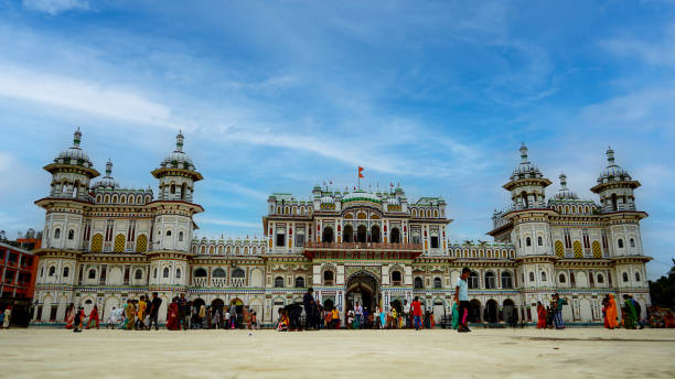 palazzo di nascita di sita mata janakpur - janakpur foto e immagini stock