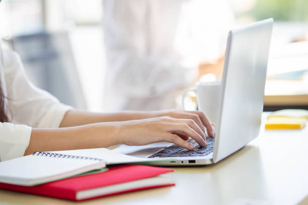 istock Woman typing on laptop keyboard. 1419563670
