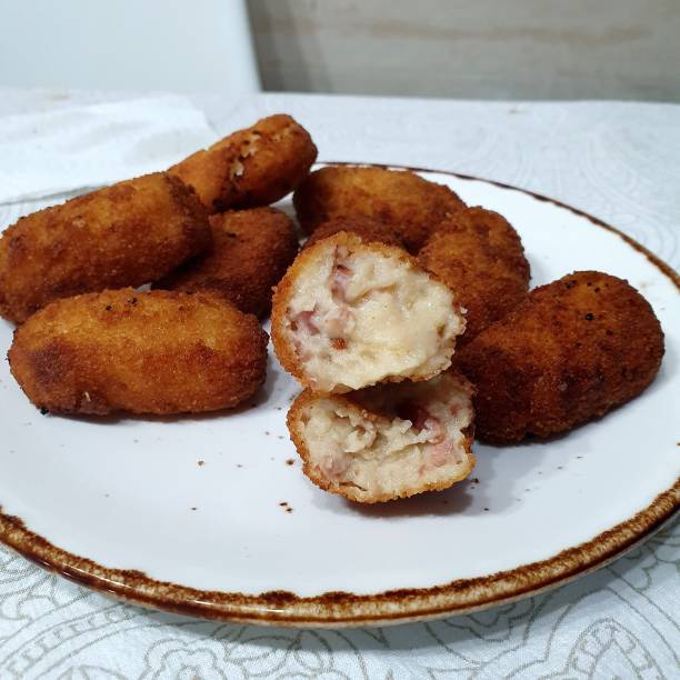 istock Homemade Spanish ham croquettes 1419571456