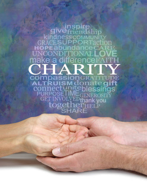 istock Words Associated with Circle of Charity Helping Hands 1419576426