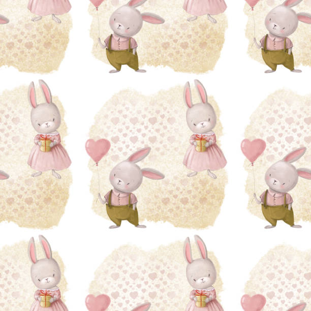 Rabbits Couple Pictures Illustrations, Royalty-Free Vector Graphics & Clip  Art - iStock