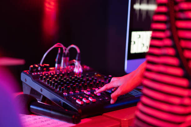 istock Sound engineer mixing a sound on live concert. 1419587039