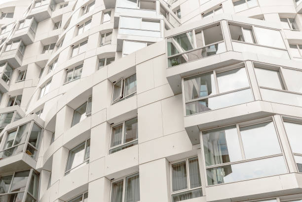 istock Modern futuristic abstract architecture in the city 1419594401