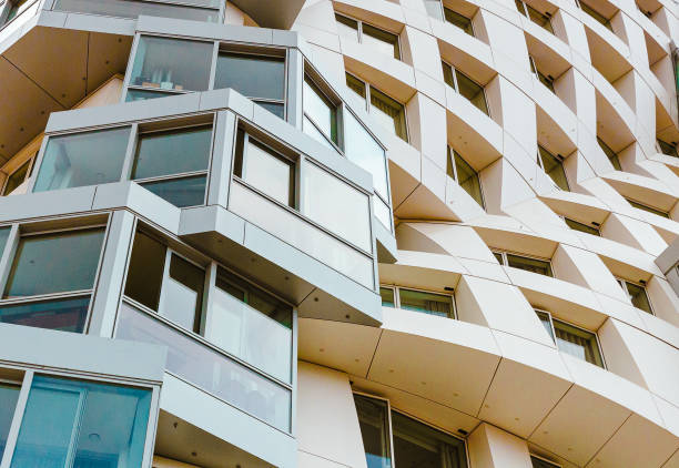 istock Modern futuristic abstract architecture in the city 1419594403