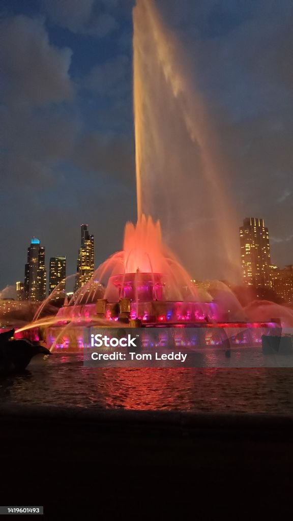 Buckingham Fountain, Chicago Chicago - Illinois Stock Photo