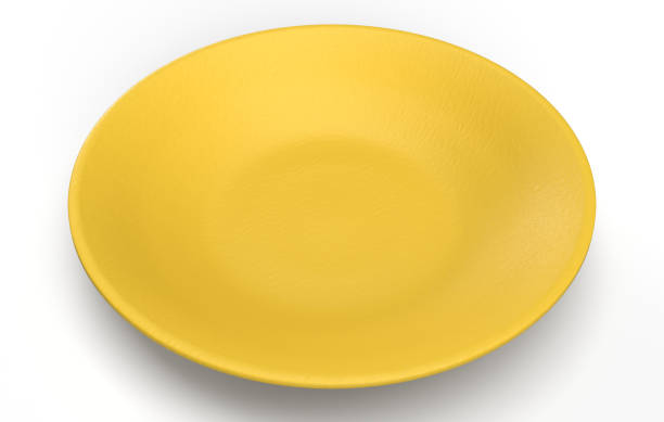 istock Photoreal 3D illustration of a flat ceramic round plate 1419609125