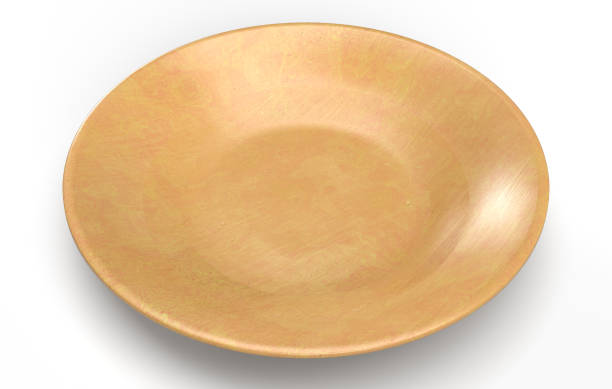 istock Photoreal 3D illustration of a flat ceramic round plate 1419609152