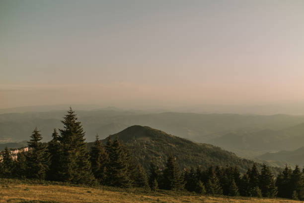 View at Kopaonik mountain landscape in Serbia