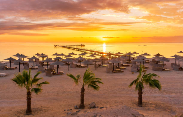 istock Landscape with three corners fayrouz beach  in Marsa Alam, Egypt 1419622565