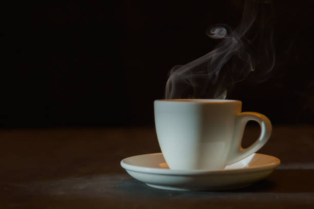 istock Mug on a table, from it there is steam. 1419642151