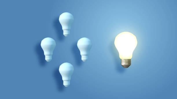 istock Individuality concept among light bulb 1419643538