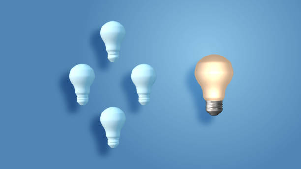 istock Individuality concept among light bulb 1419643540