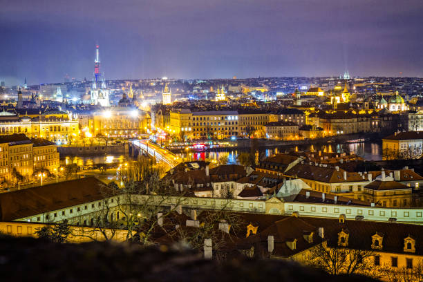 istock A night view of Prague and its rooftops 1419643776
