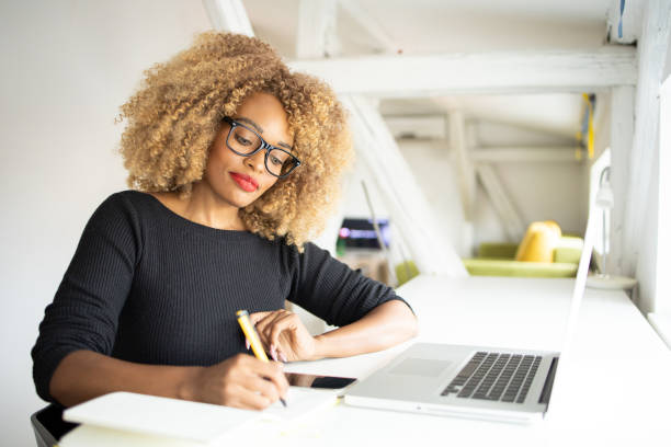 istock Woman working from home 1419643852