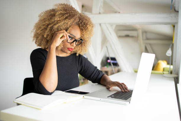 istock Woman working from home 1419643866
