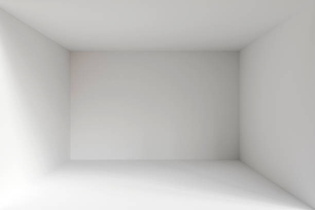 Empty white room Front view abstract empty white room with copy space room stock pictures, royalty-free photos & images