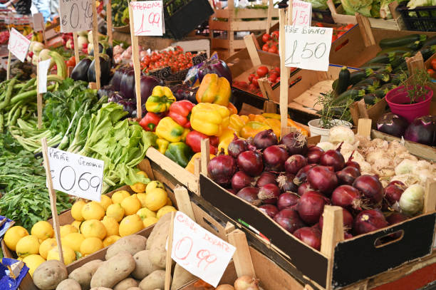 istock Vegetables at farmer's market. 1419648214