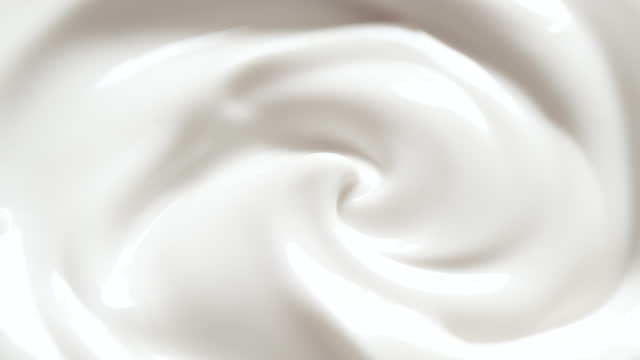 Macro white beauty cream texture