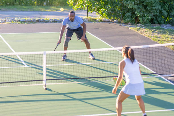 istock Adult Pickleball Match 1419651260