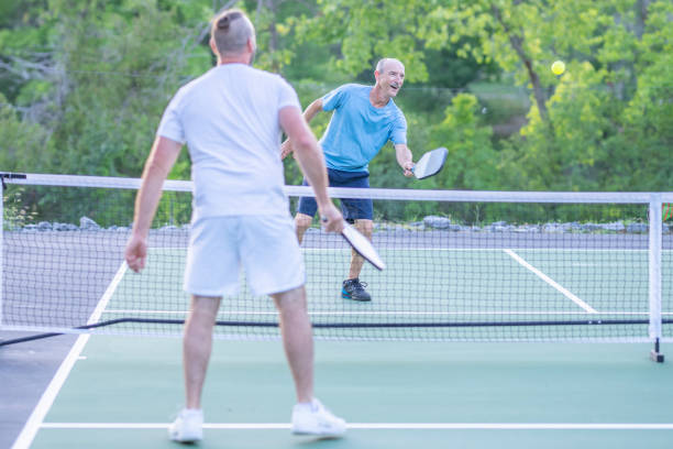 istock Adult Pickleball Match 1419651381
