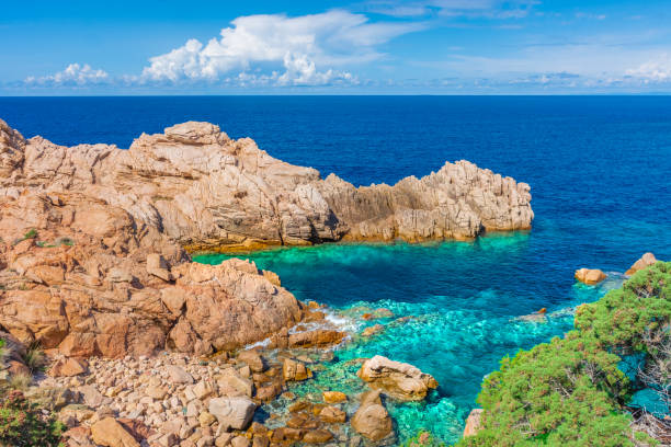 istock Crystal clear waters of Li Cossi beach, Sardinia 1419662881