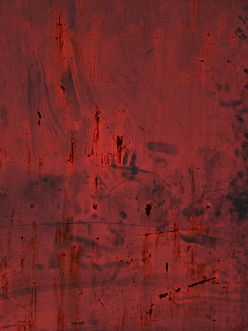 old grunge rusty zinc on red clear metallic wall textured use as background. rusty metal background. color steel texture.