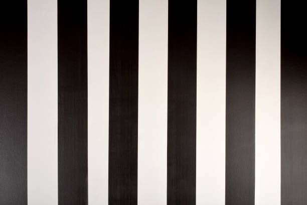 istock Seamless background of black and white parallel vertical lines 1419667320