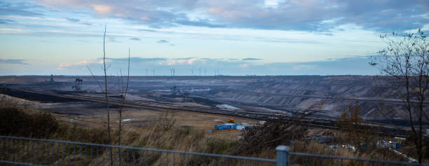 istock Landscape of a giant mining hole 1419668643