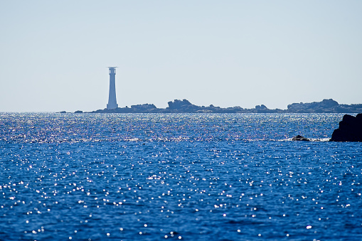 Lighthouse off Scilly Isles