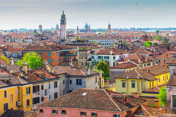 istock view of Venice rooftops from above 1419672337
