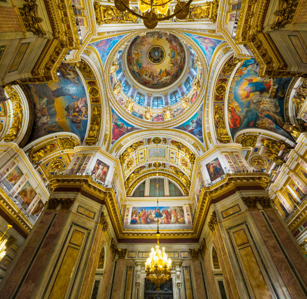 istock Interior and arches of St. Isaac's Cathedral 1419676527