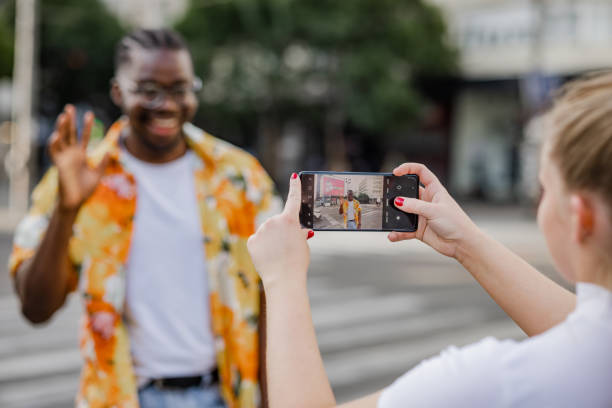 Recording a video for social media