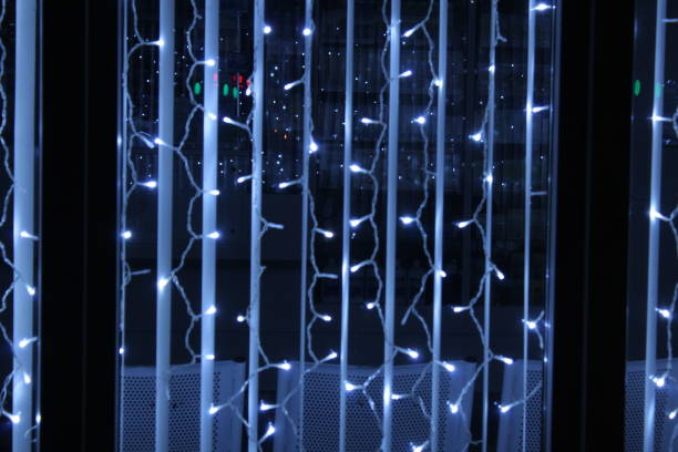 istock Christmas background Christmas blurred background blue new year 1419702791