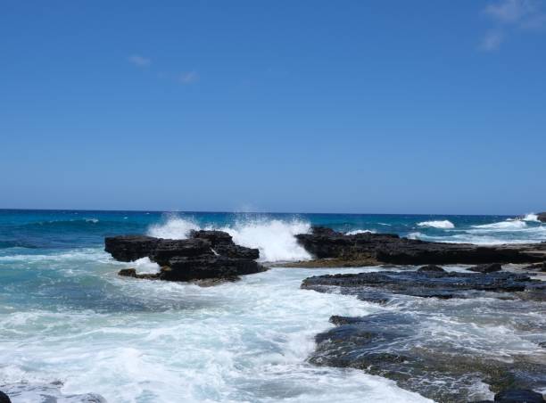 istock East Oahu Hawaii coastline waves crashing 1419711562