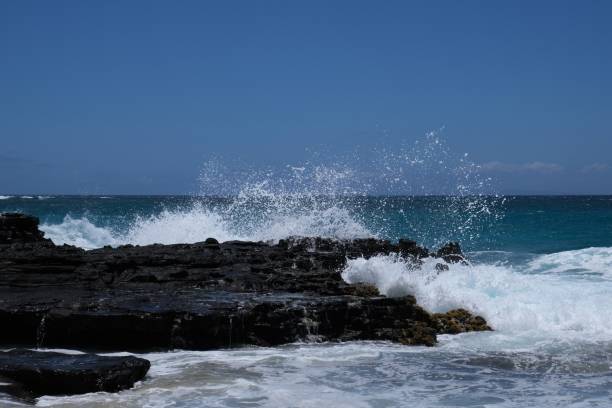 istock East Oahu Hawaii coastline waves crashing 1419711564