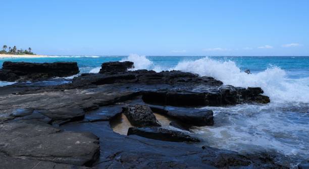 istock East Oahu Hawaii coastline waves crashing 1419711577