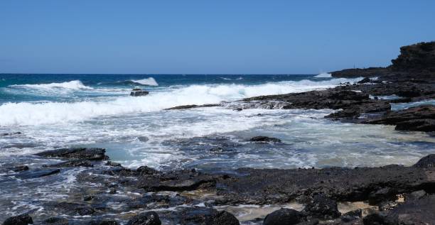 istock East Oahu Hawaii coastline waves crashing 1419711588