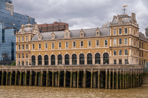istock Old Billingsgate historic building along Thames, London, England, UK 1419712656