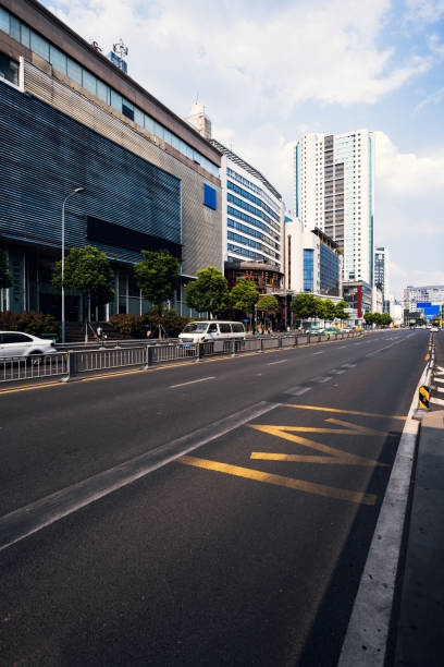 istock Modern urban architecture in Chengdu on sunny days 1419715068
